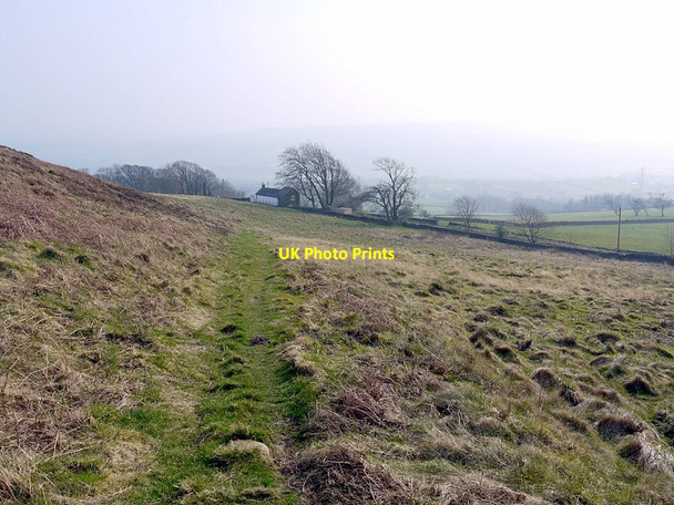 Photo 6"x4" Track south of Barcombe South Quarry Birkshaw\/NY7765 c2012