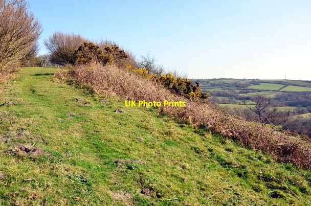Photo 6"x4" Crook Hill: Approaching the summit Winyard's Gap c2012