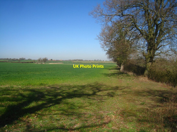 Photo 6"x4" Farmland north of The Devil's Highway Stanford End c2012