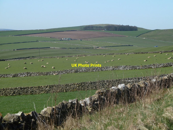 Photo 6"x4" Grazing land by the High Peak Trail Heathcote\/SK1460 c2012
