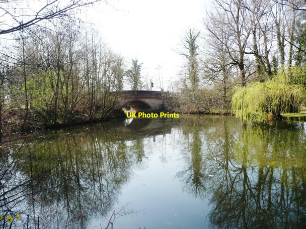 Photo 6"x4" The Guildford Road bridge Frimley c2012