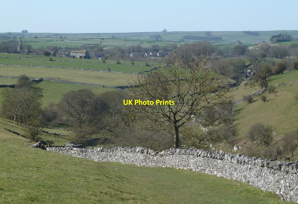 Photo 6"x4" Footpath descending into upper Lathkill Dale Monyash c2012