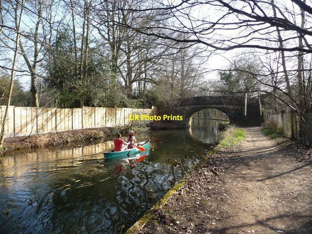 Photo 6"x4" Canoeists on the Basingstoke Canal Farnborough\/SU8754 c2012