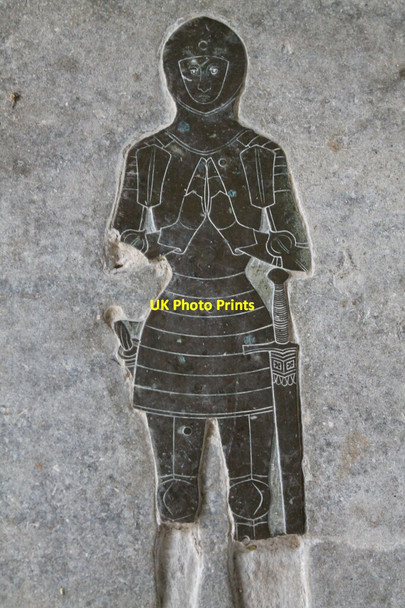 Photo 6"x4" Brass to Sir Geoffrey Hilton, St Andrew's church, Irnham Irnham c2012