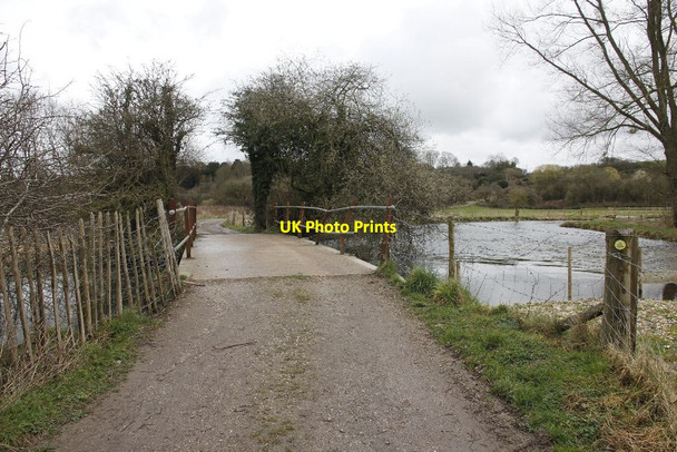 Photo 6"x4" The bridge over Park Stream Bossington\/SU3331 c2012