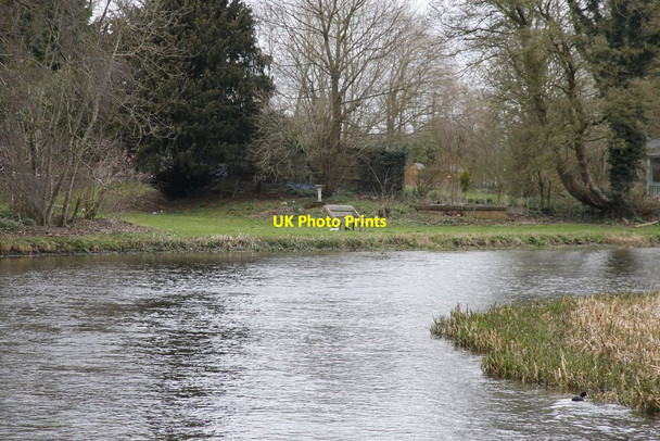 Photo 6"x4" Seat by the river Bossington\/SU3331 c2012