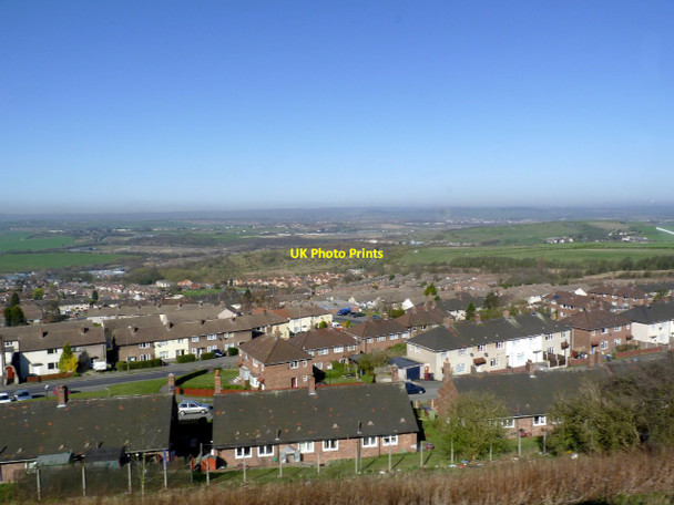 Photo 6"x4" View from Hill Top Bolsover c2012