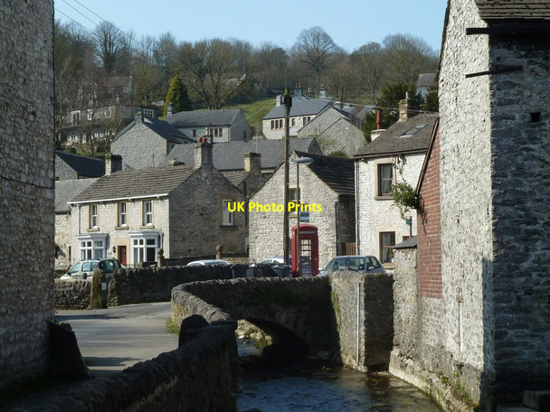 Photo 6"x4" Village scene by the stream, Bradwell Bradwell\/SK1781 c2012