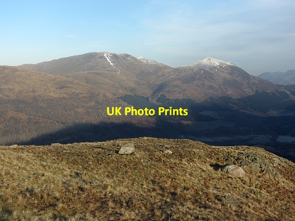 Photo 6"x4" 488m top on Beinn Sgulaird Fasnacloich c2012