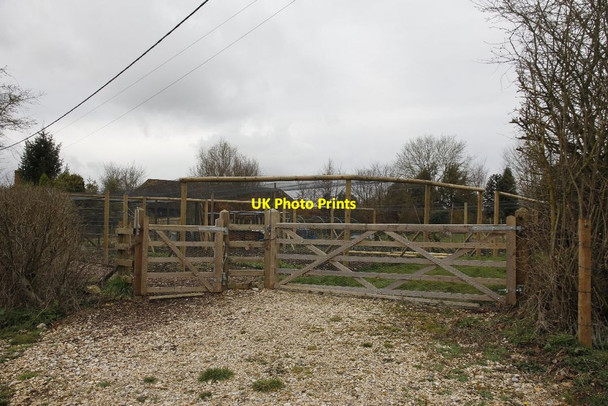 Photo 6"x4" Allotment entrance Houghton\/SU3432 c2012