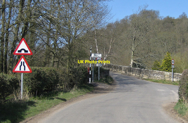 Photo 6"x4" Rievaulx Bridge, one way traffic Rievaulx c2012