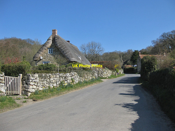 Photo 6"x4" Rievaulx thatch Rievaulx c2012
