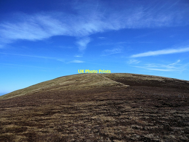 Photo 6"x4" Blue sky over Hedgehope Hill Linhope\/NT9616 c2012