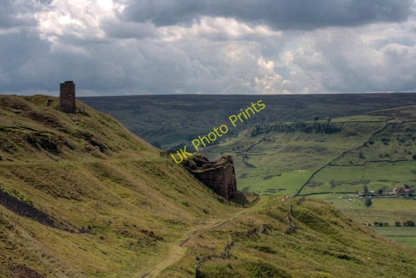 Photo 6"x4" Calcining Kilns, East Rosedale Mine Thorgill c2008