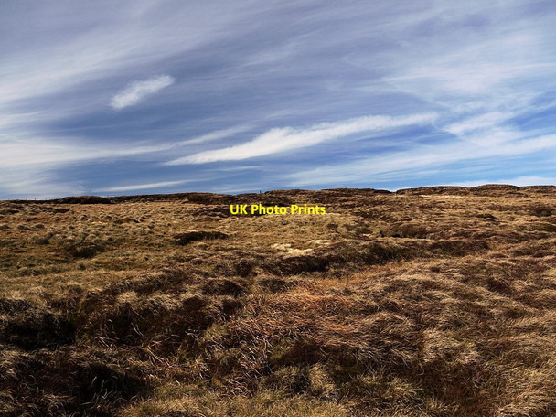 Photo 6"x4" Peat hags south-west of Cheviot summit Chevio c2012
