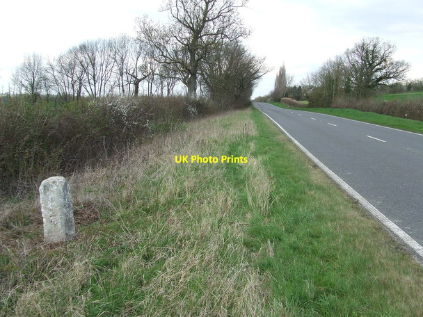 Photo 6"x4" 61 Miles From London Great Staughton c2012