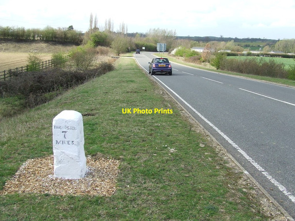 Photo 6"x4" To Thrapston 7 Brington c2012