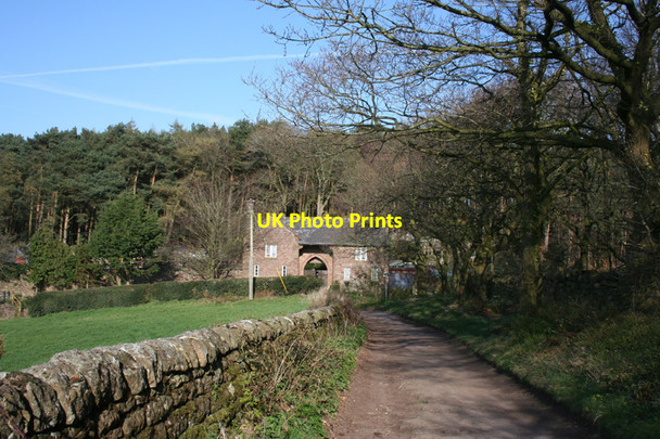 Photo 6"x4" View towards gatehouse from the Sandstone Trail Higher Burwardsley c2012
