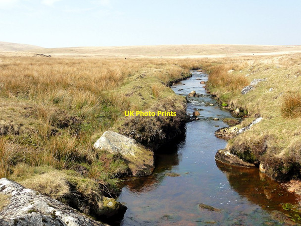 Photo 6"x4" The East Dart River Near Broad Marsh Flat Tor c2012