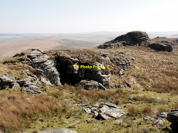 Photo 6"x4" On the Summit of Brown Willy Tolborough c2012