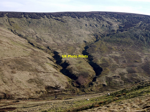 Photo 6"x4" Tributaries of the Harthope Burn above Harthope Linn Harthope Linn c2012