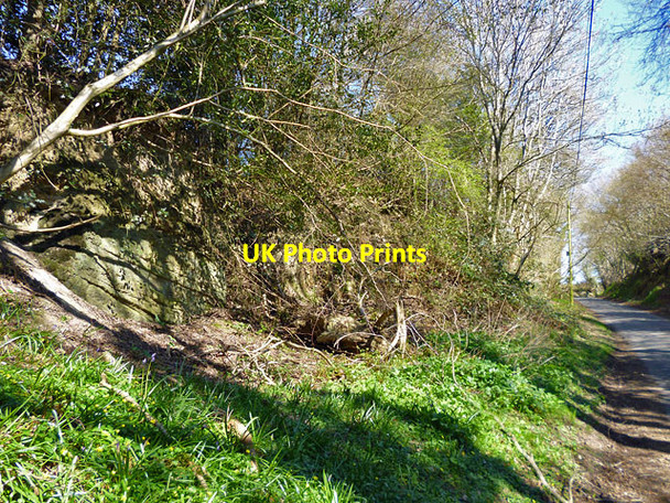 Photo 6"x4" Rocky bank on Fowly Lane Potter's Green\/TQ5023 c2012