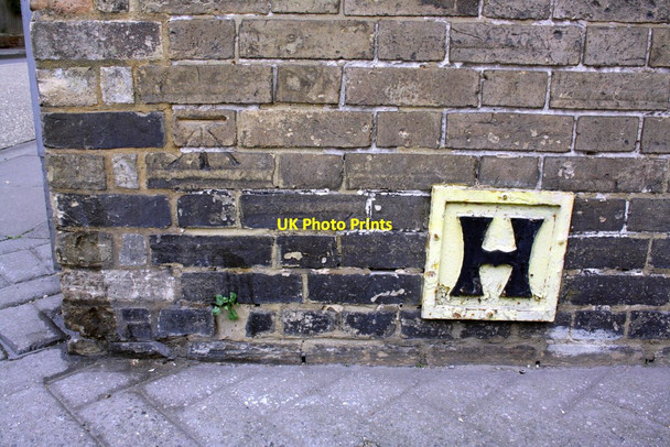 Photo 6"x4" Benchmark on #97 Brown Street Salisbury c2012