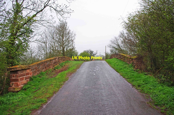 Photo 6"x4" Bridge over former railway line, Charlton Lane, near Leapgate Stourport-on-Severn c2012