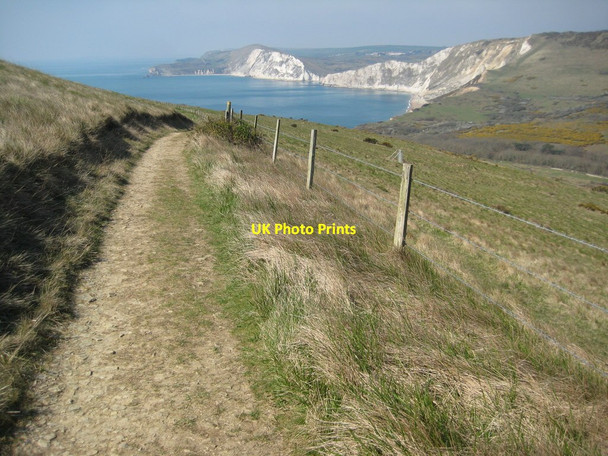 Photo 6"x4" Worbarrow Bay viewed from the east Worbarrow c2012