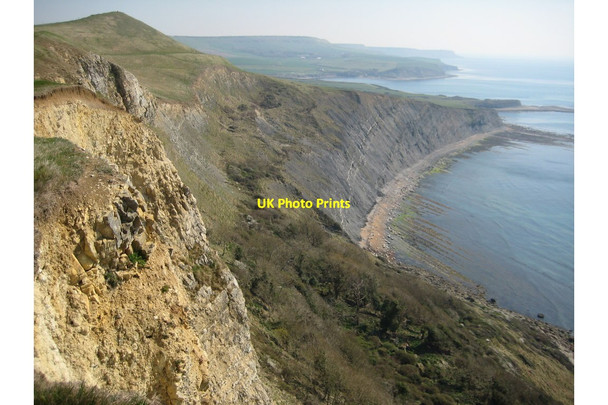 Photo 6"x4" Gad Cliff and Brandy Bay Tyneham c2012