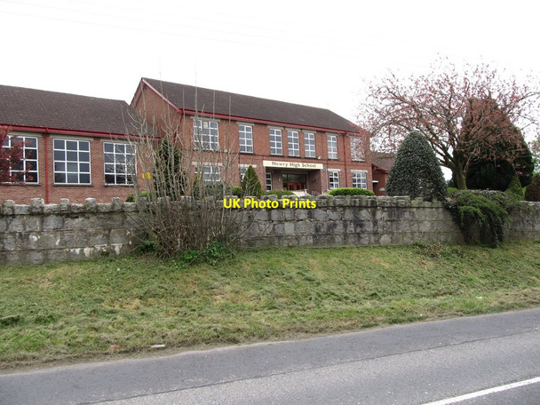 Photo 6"x4" The main entrance to Newry High School Newry c2012