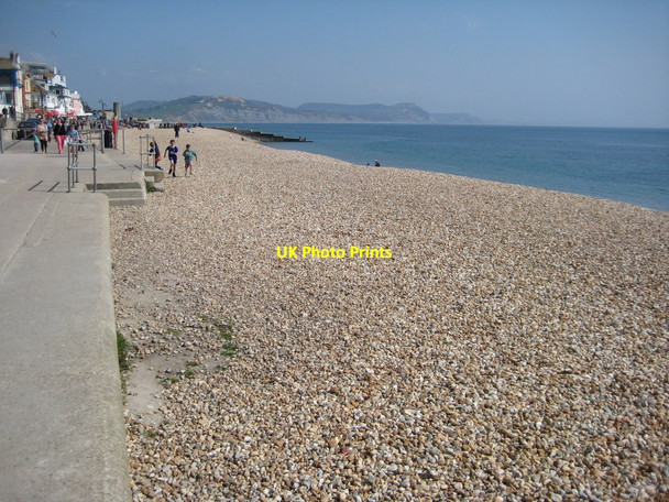 Photo 6"x4" Beach at Lyme Regis Lyme Regis c2012