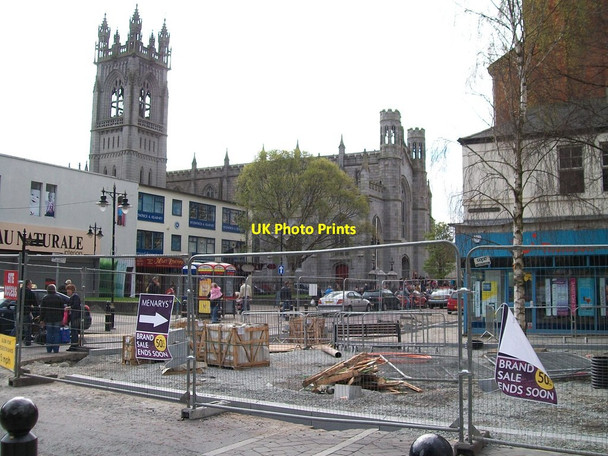 Photo 6"x4" Roadworks in Hill Street Newry c2012