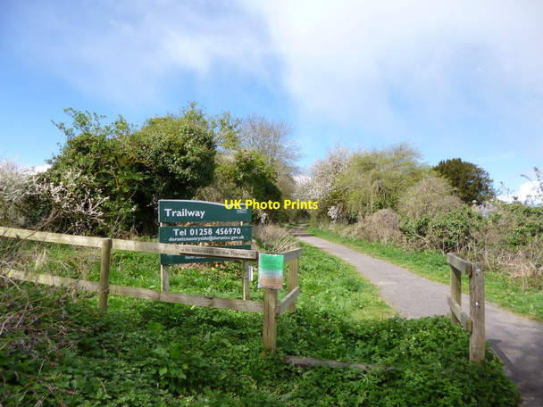 Photo 6"x4" Spetisbury, trailway Spetisbury c2012