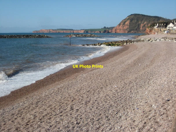 Photo 6"x4" Beach at Sidmouth Sidmouth c2012