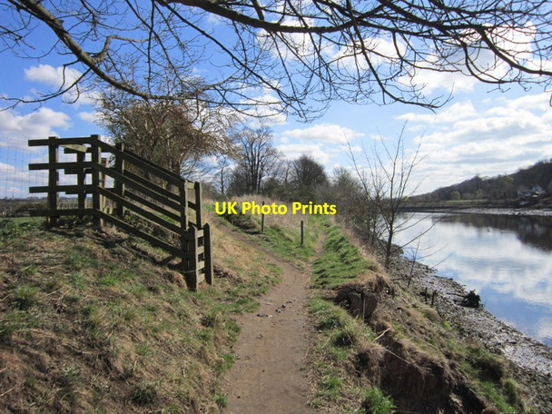 Photo 6"x4" Heading towards Newcastle along the River Tyne Ryton\/NZ1564 c2012