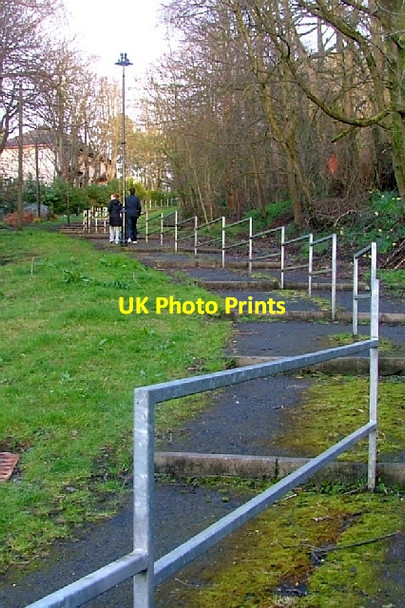 Photo 6"x4" Path Behind Victoria Terrace Blackwood\/NS7274 c2012