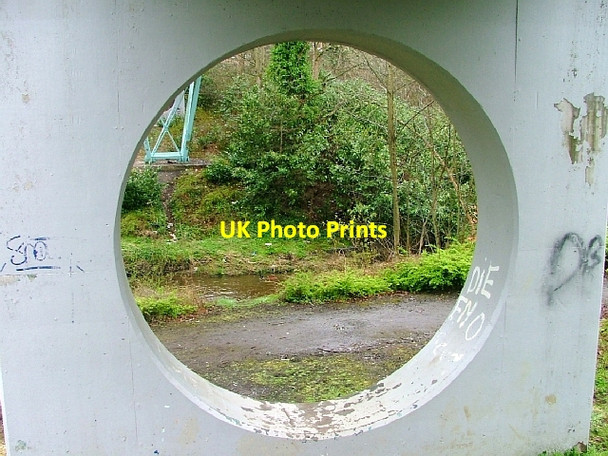 Photo 6"x4" Footbridge over the River Almond Livingston c2012