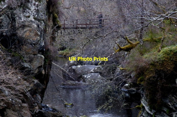 Photo 6"x4" On the bridge below Dog Falls, Glen Affric Tomich\/NH3027 c2012