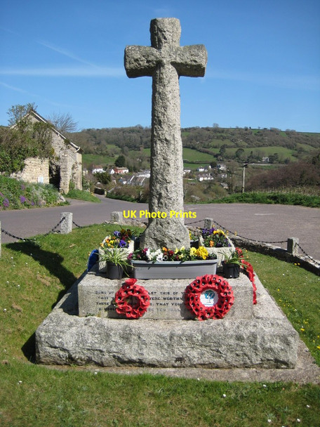 Photo 6"x4" Branscombe War Memorial Branscombe c2012