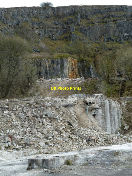Photo 6"x4" Closed workings at Hopton Quarry Wirksworth c2012