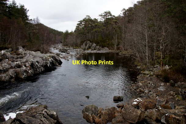 Photo 6"x4" River Affric below Dog Falls carpark Tomich\/NH3027 c2012