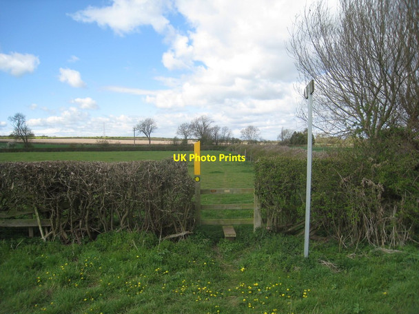 Photo 6"x4" Footpath to Muston Gorse Easthorpe\/SK8138 c2012