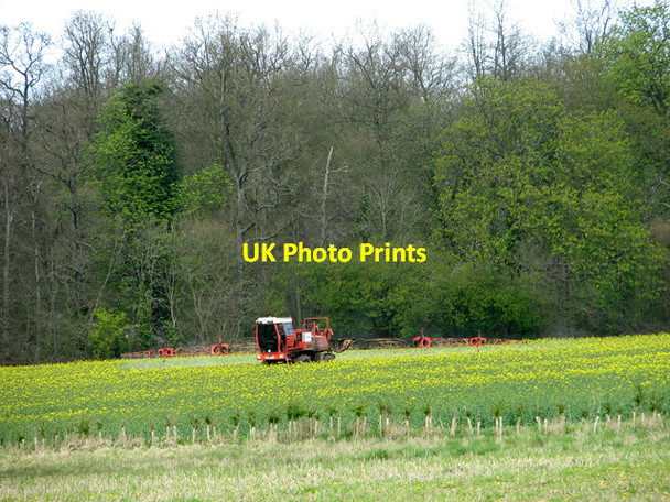 Photo 6"x4" Crop spraying east of Nunn's Turn, Thornham Magna Thornham Magna c2012