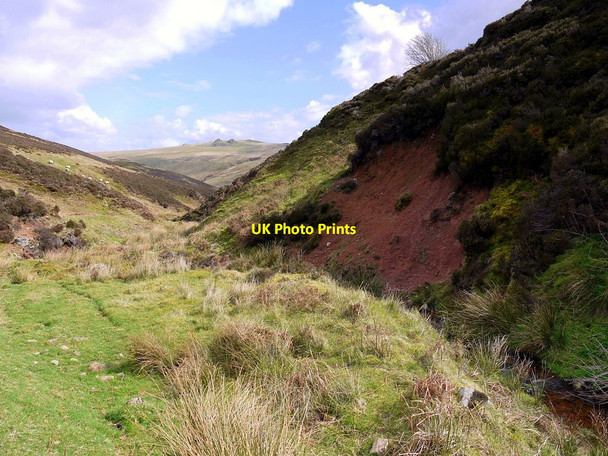 Photo 6"x4" Interesting geology by the Hawsen Burn Blackseat Hill c2012
