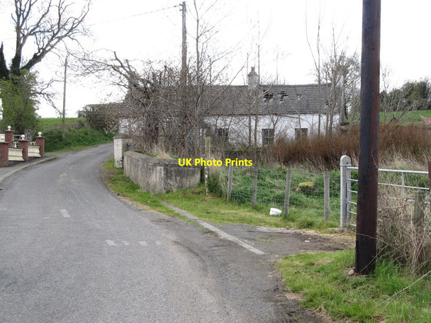 Photo 6"x4" Derelict farmstead cottage at Barnmeen Rathfriland c2012