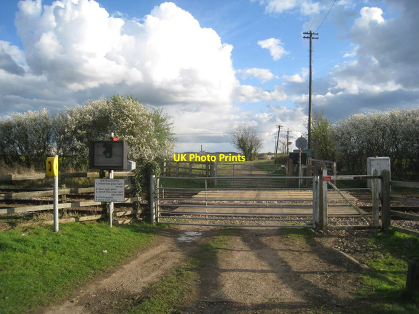 Photo 6"x4" Sewstern Lane level crossing Sedgebrook c2012