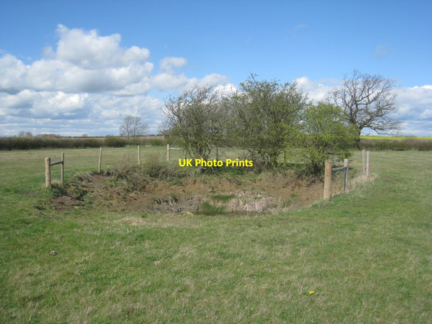 Photo 6"x4" Pond in Muston Meadows National Nature Reserve Muston\/SK8237 c2012