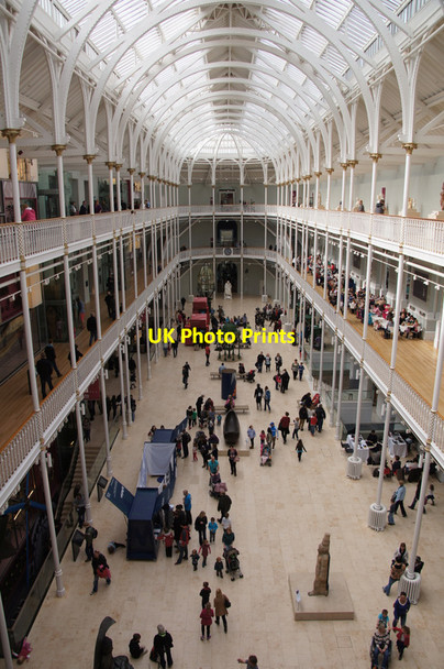 Photo 6"x4" The grand entrance hall of the National Museum of Scotland Edinburgh c2012