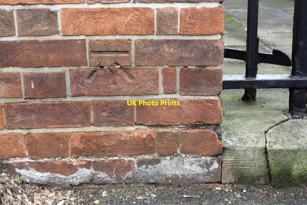 Photo 6"x4" Benchmark on the Gracechurch Building, Castle Boulevard Nottingham\/SK5641 c2012